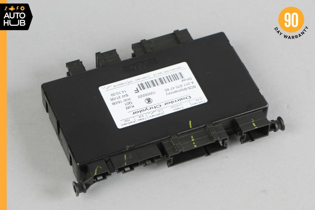 03-12 Mercedes X164 GL350 SLK350 GL550 E320 Seat Control Module Left Side OEM - photo 2