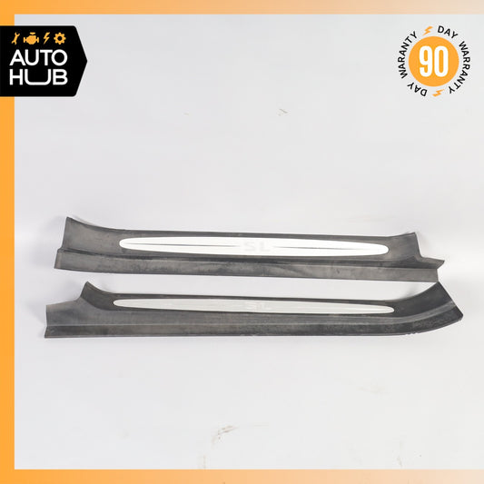 03-12 Mercedes R230 SL500 SL550 SL600 Door Step Sill Left and Right Set OEM - photo 1