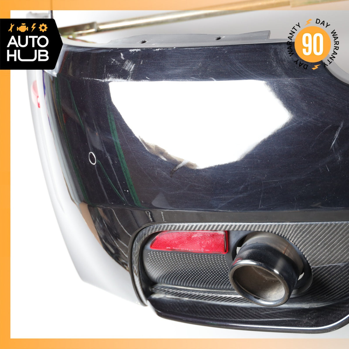 13-16 Aston Martin DB9 Rear Bumper Cover Assembly w/ Carbon Fiber Diffuser OEM - photo 2