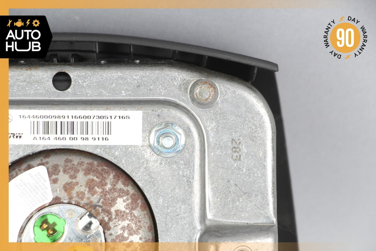 06-08 Mercedes W164 ML550 GL450 Driver Steering Wheel Airbag Air Bag Black OEM - photo 9