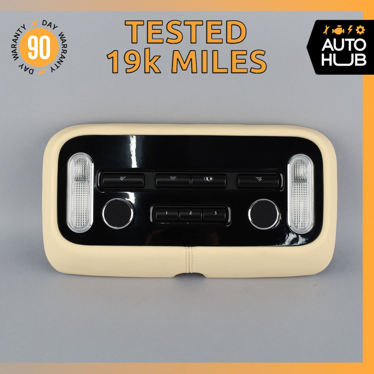 07-11 Bentley Continental GTC Convertible Overhead Dome Light Control OEM 19k - photo 1