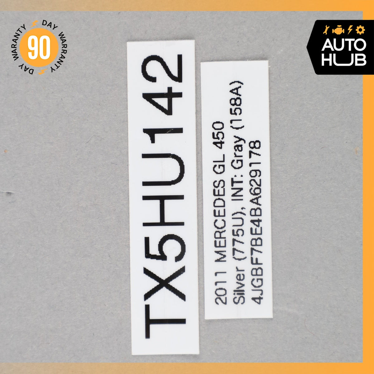 06-12 Mercedes X164 GL450 ML63 Sun Visor Sunvisor Front Left Side Gray OEM - photo 20