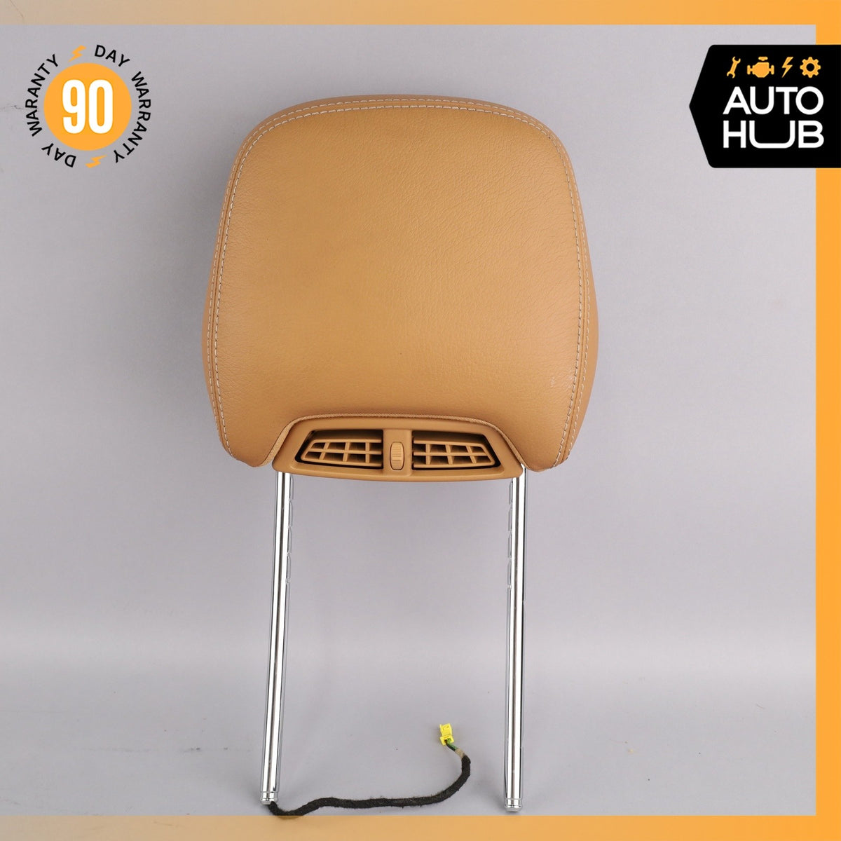 11-13 Mercedes W207 E350 Front Seat Cushion Headrest Head Rest Brown OEM - photo 1