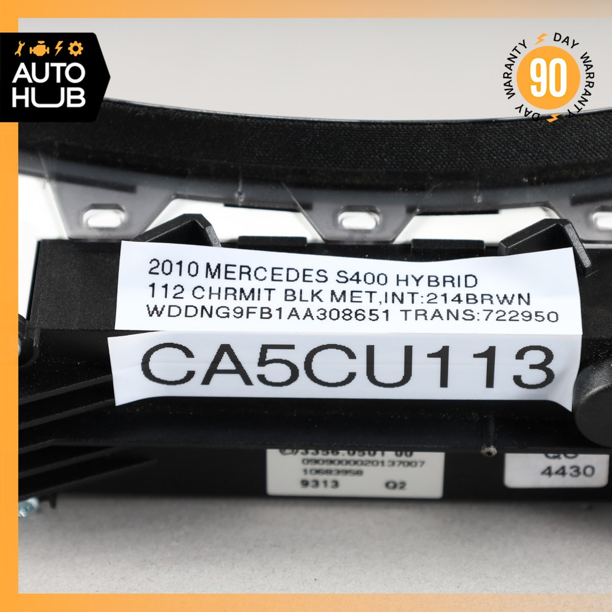 07-14 Mercedes W221 S400 CL550 S550 Dashboard Dash Control Switch Panel OEM - photo 12