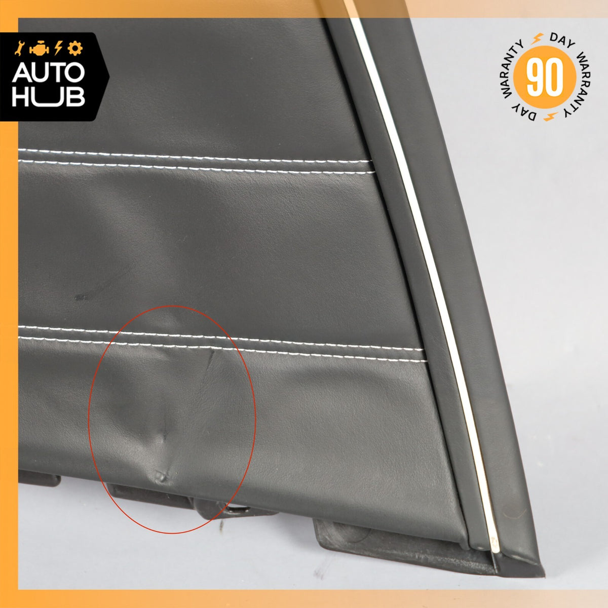 2011 Bentley Continental GTC Rear Right Side Interior Door Panel Black OEM 59k - photo 5