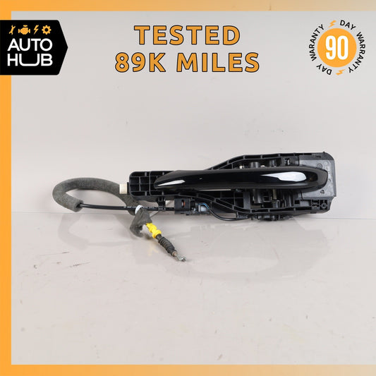 15-18 Porsche Macan 95B Rear Left Side Exterior Door Handle Black OEM 89k - photo 1