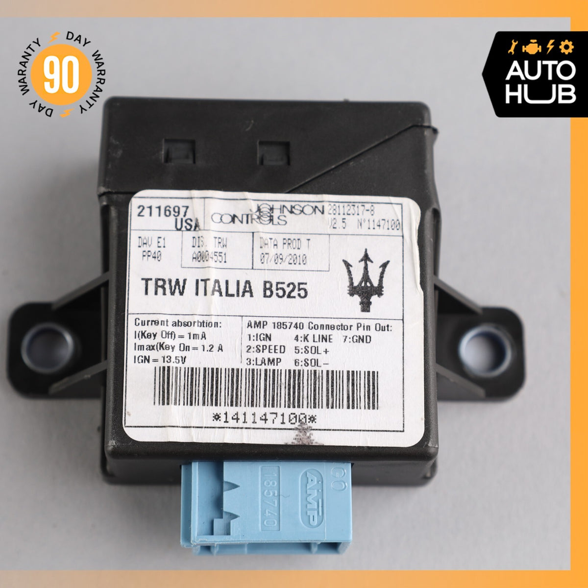 03-13 Maserati Quattroporte M139 Power Steering Chassis Control Module Unit OEM - photo 7
