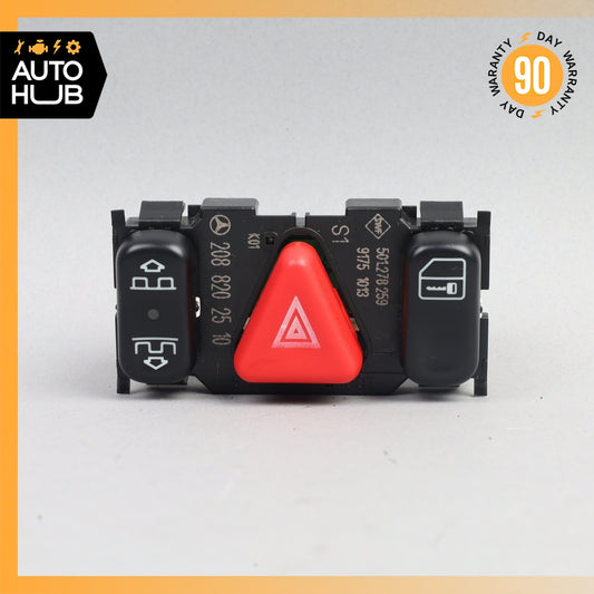 98-03 Mercedes W208 CLK430 CLK320 Hazard Door Lock Switch Control Panel OEM - photo 1