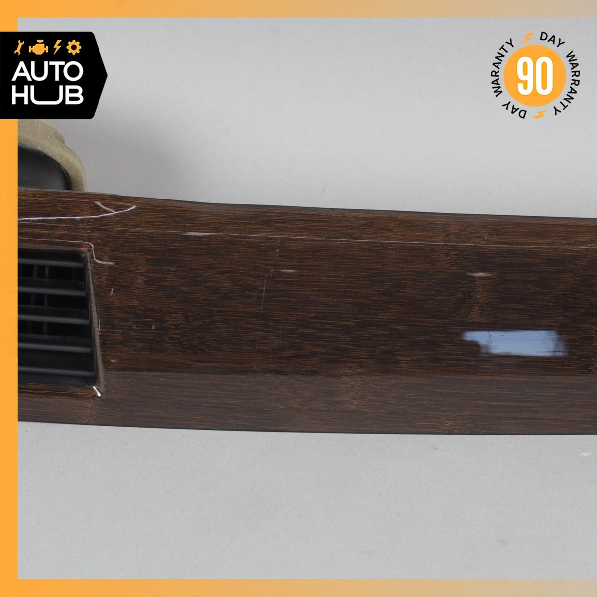 08-10 BMW E60 550i Dashboard Center Cover Panel Trim Molding w/ AC Vent OEM - photo 4