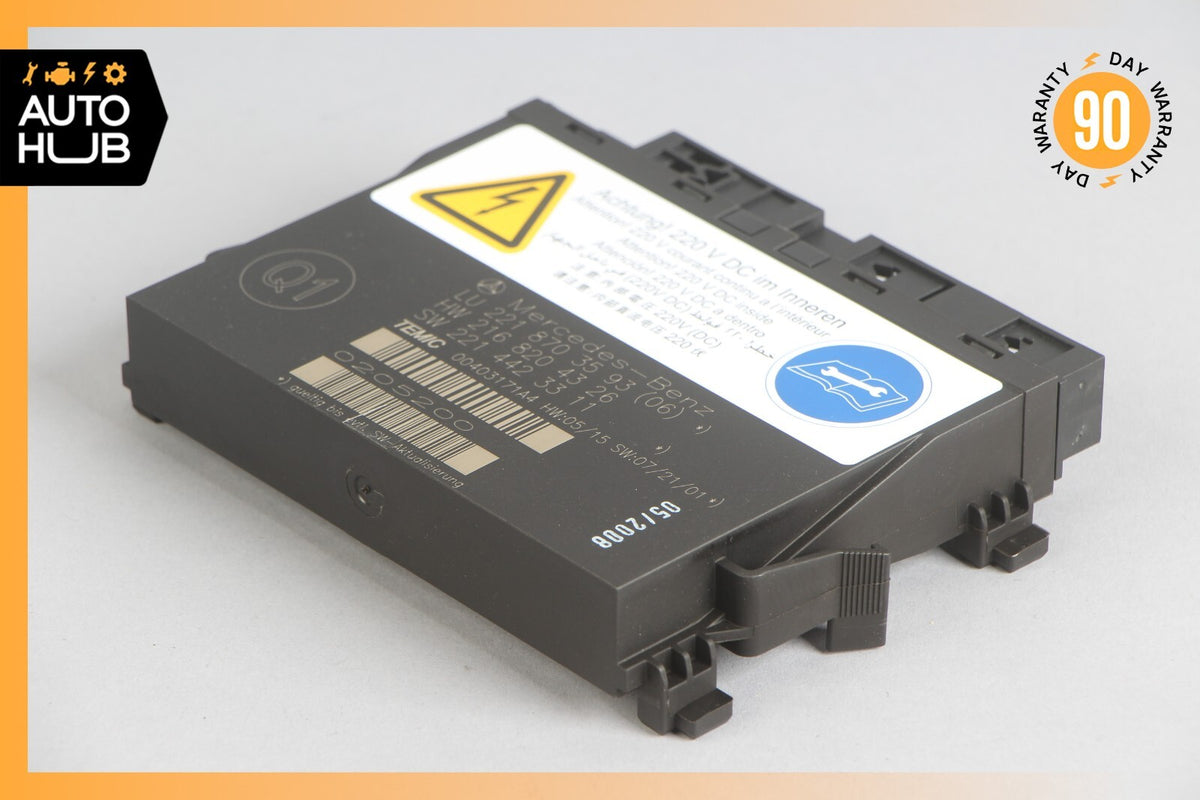 07-10 Mercedes W221 S550 S63 Front Left or Right Seat Contour Control Module OEM - photo 5