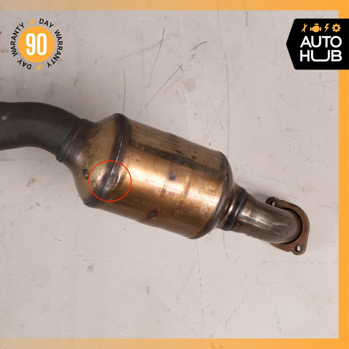 Mercedes R230 SL550 Engine Left & Right Side Exhaust Downpipe Set of 2 OEM 51k - photo 15