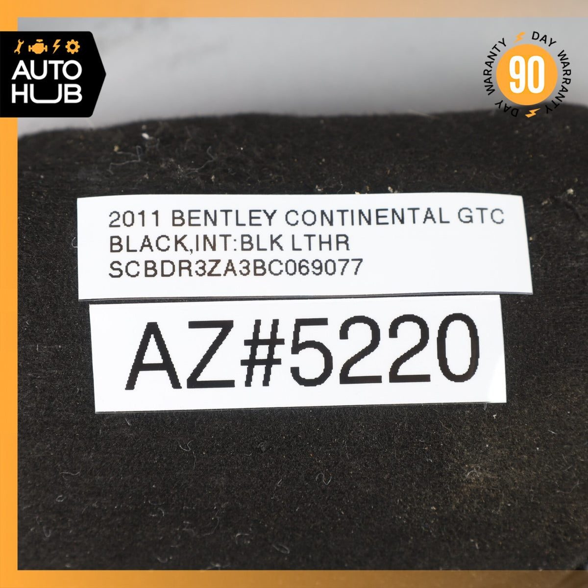 Bentley Continental GTC GT Front Left or Right Lumbar Massage Air Pump OEM 59k - photo 11
