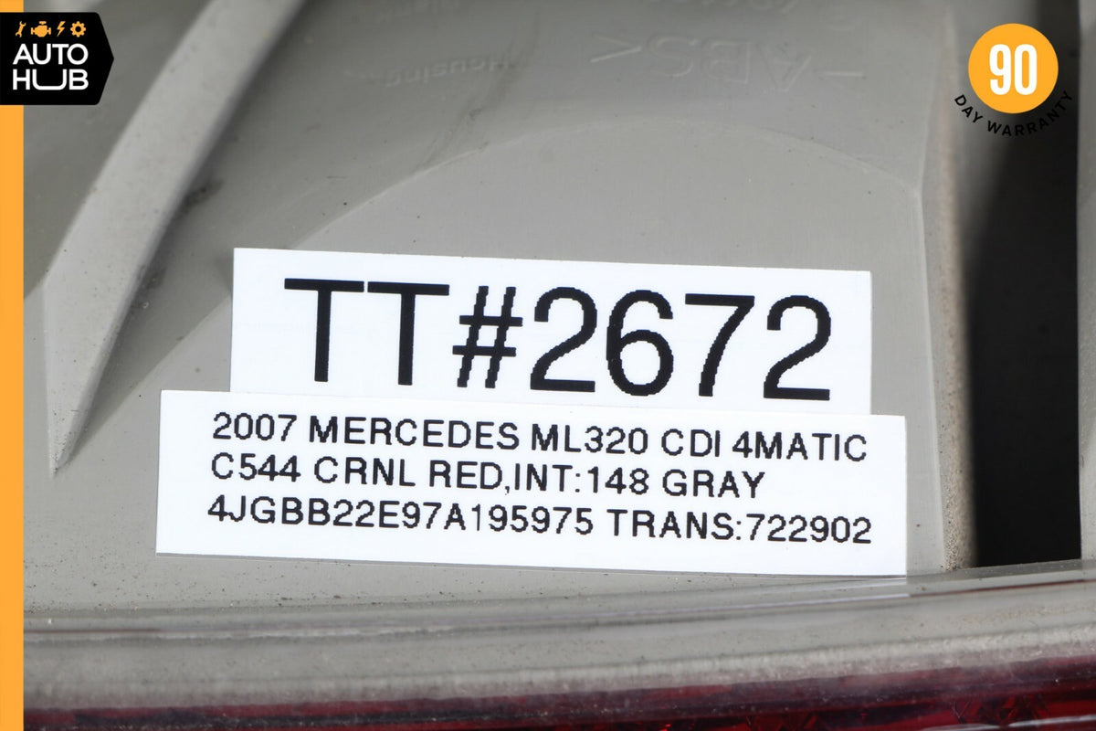 06-08 Mercedes W164 ML320 ML500 ML550 Right Passenger Side Tail Light Lamp OEM - photo 12