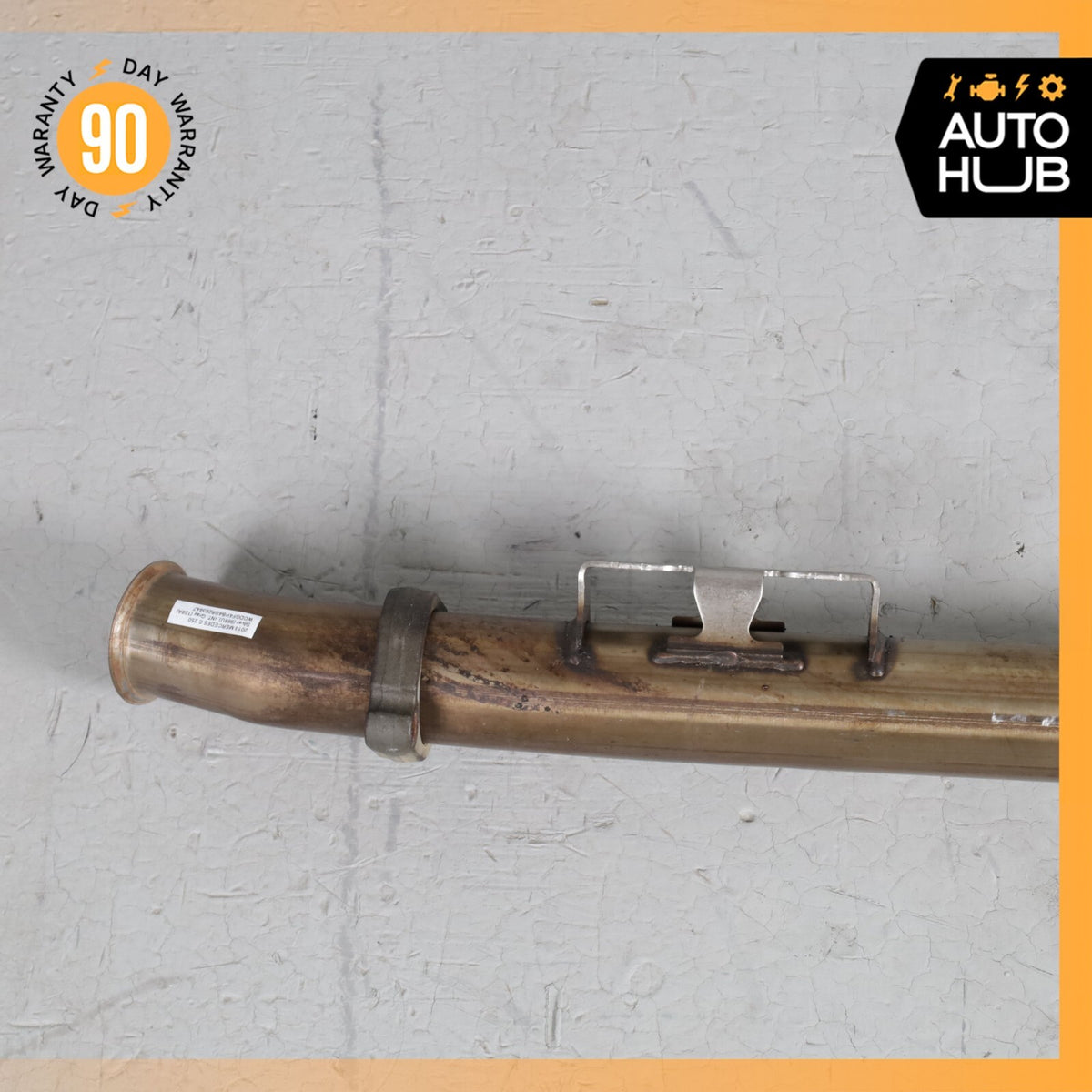 12-14 Mercedes W204 C250 M271 1.8L Center Medium Exhaust Pipe 2124910001 OEM 84k - photo 10