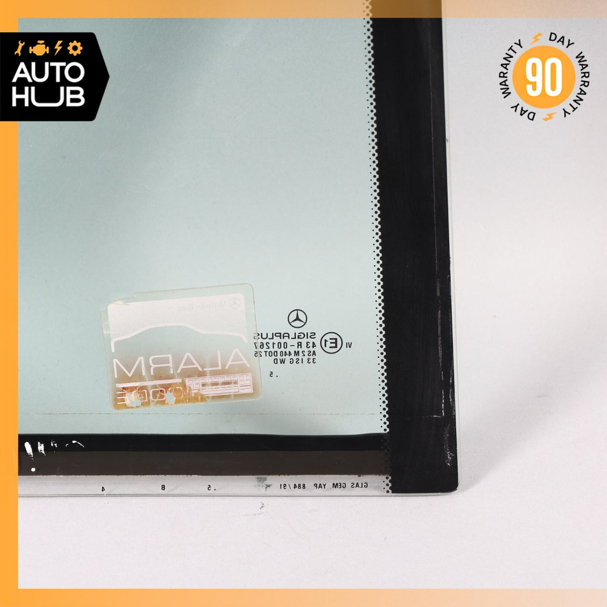92-99 Mercedes W140 300SD 400SEL Quarter Window Glass Rear Left Driver Side OEM - photo 10