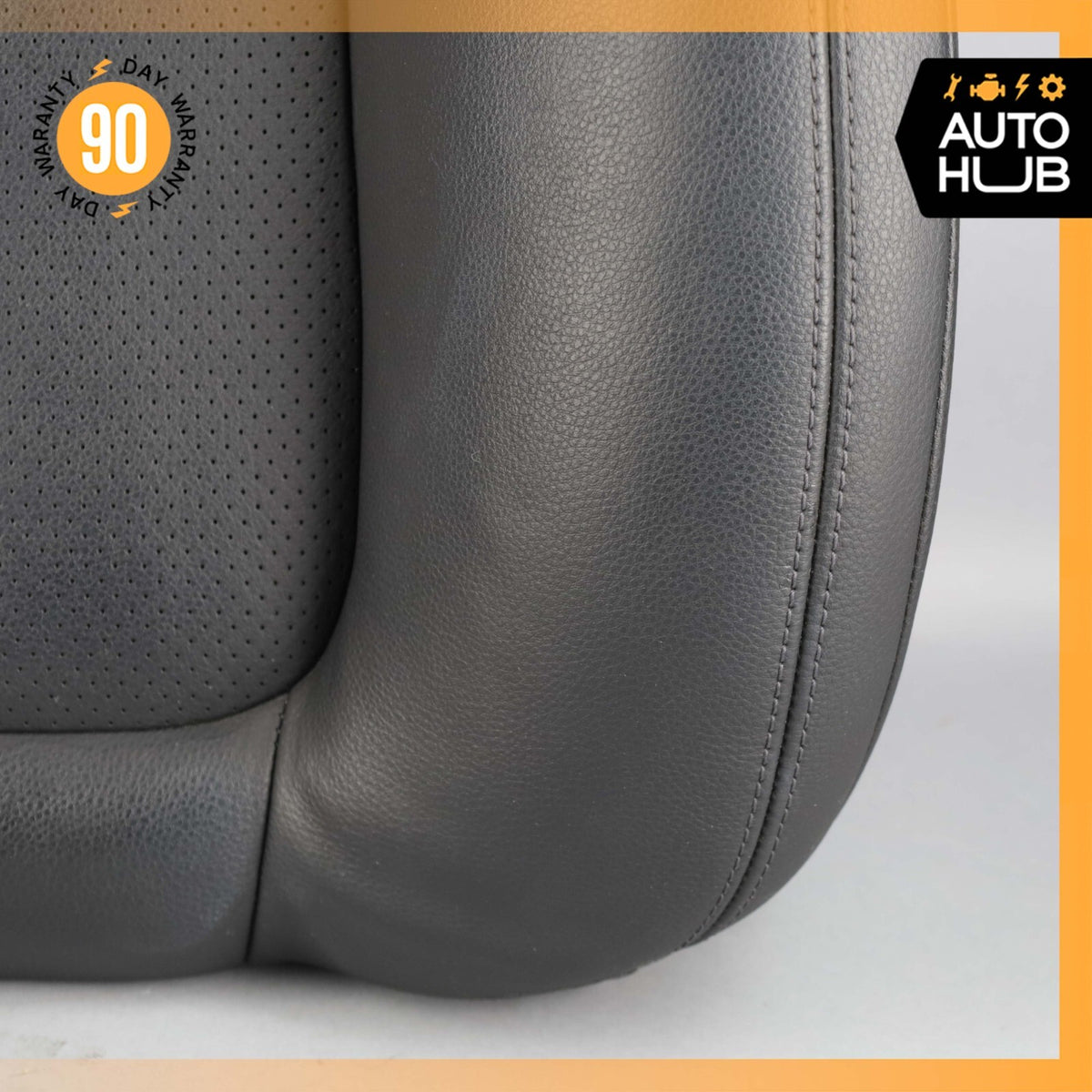 11-18 Porsche Cayenne 958 Front Right Side Seat Upper Cushion Black OEM - photo 6
