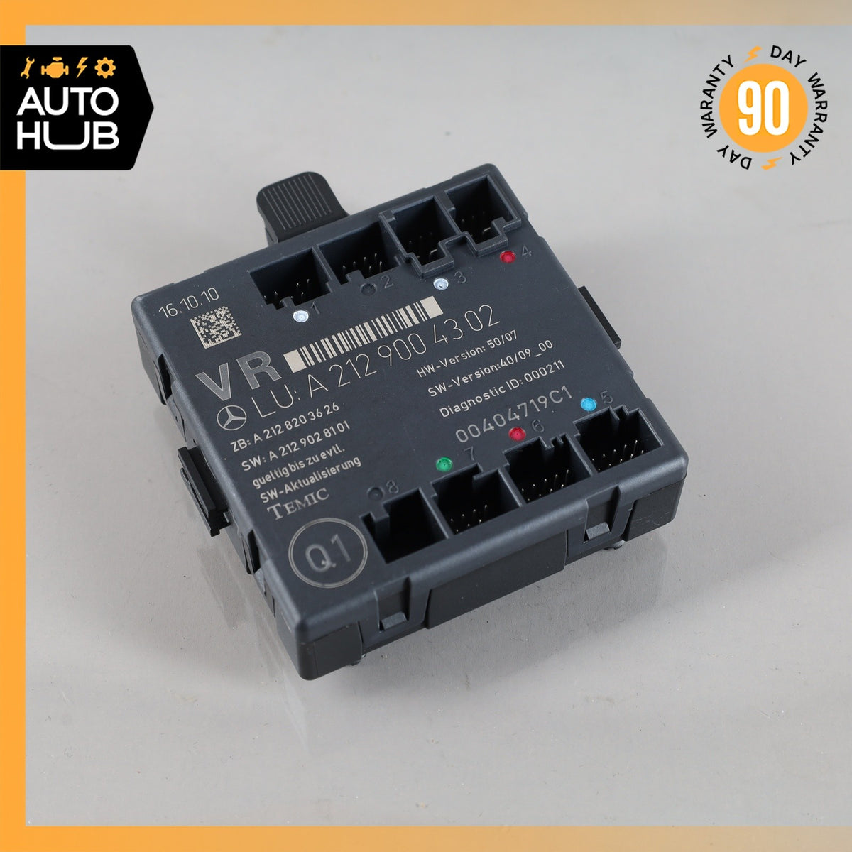 08-18 Mercedes W212 E350 C300 E400 Front Right Side Door Control Module OEM - photo 2