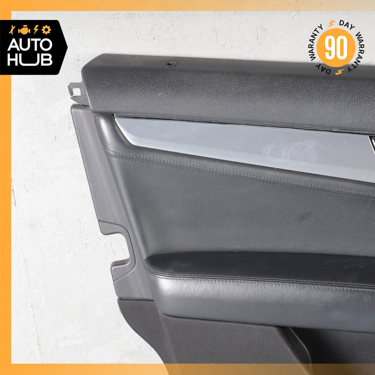 08-14 Mercedes W204 C63 AMG Front Left Driver Interior Door Panel Black OEM - photo 4