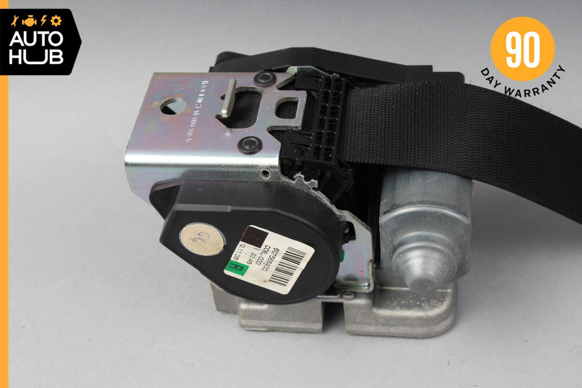 07-09 Mercedes W211 E350 CLS550 Front Right Passenger Side Seat Belt Black OEM - photo 2