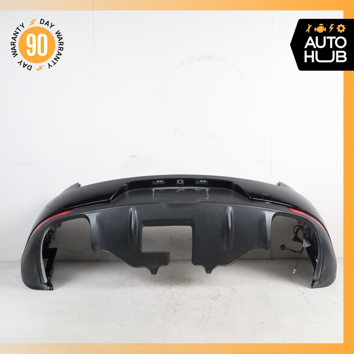 15-18 Porsche Macan 95B Rear Bumper Cover Assembly Black OEM 74k - photo 15