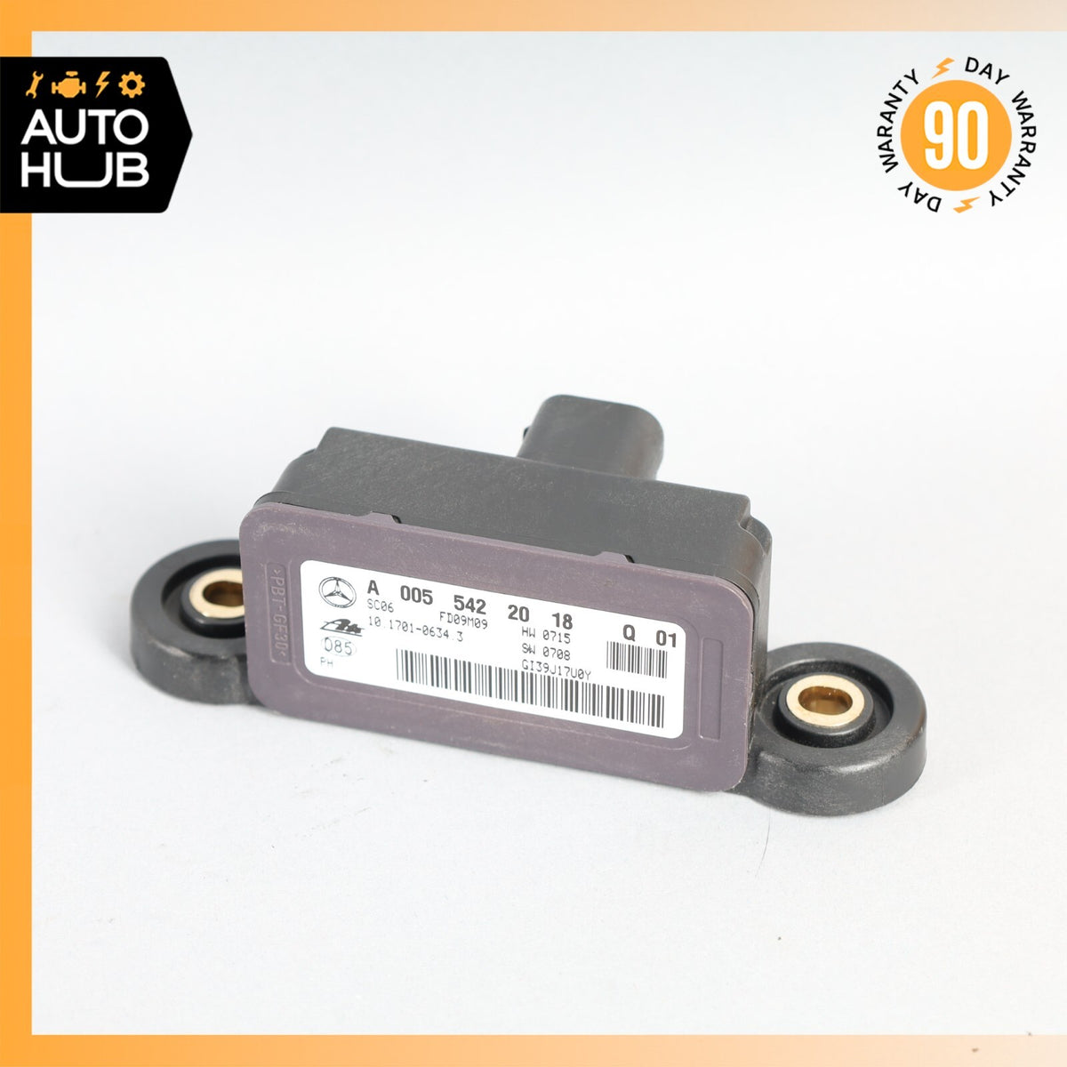 06-13 Mercedes X164 GL550 R350 CL550 S550 Yaw Turn Rate Sensor 0055422018 OEM - photo 1