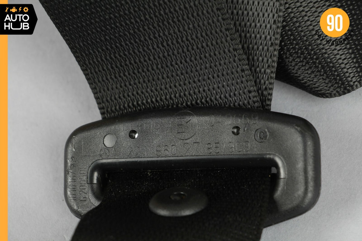 07-09 Mercedes W221 S550 S600 Seat Belt Rear Left Driver Side Black OEM - photo 8