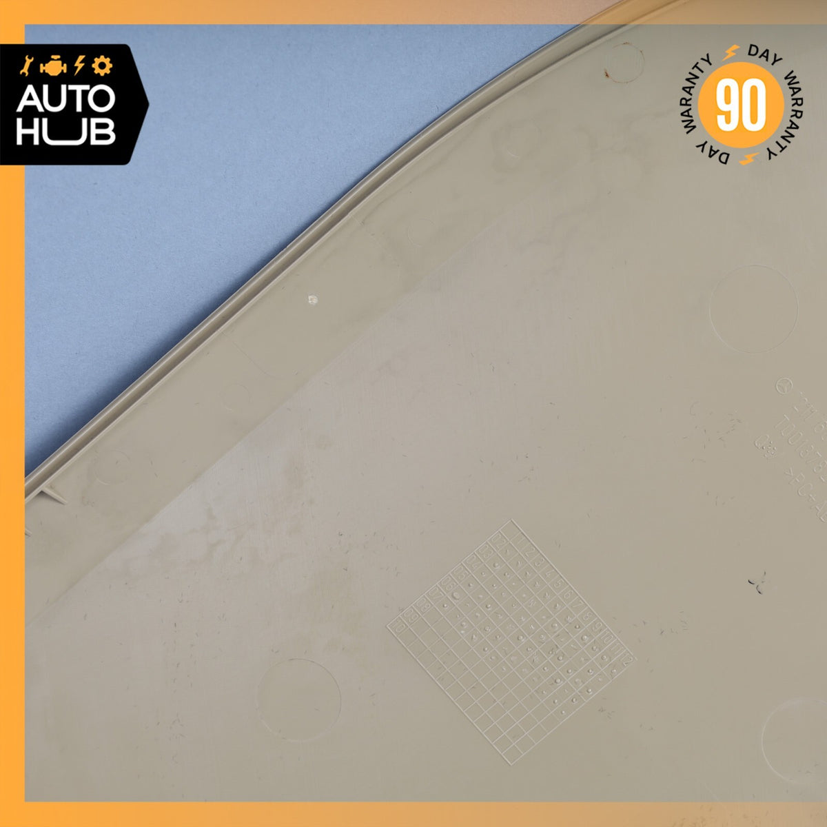 07-09 Mercedes W211 E350 E320 E550 Right Dashboard Trim Cover Panel Beige OEM - photo 8