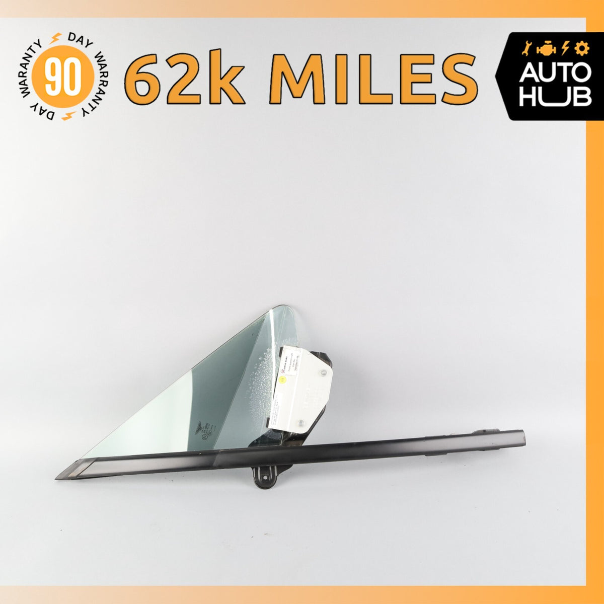 07-11 Bentley Continental GTC Front Right Side Door Vent Window Glass OEM 62k - photo 1