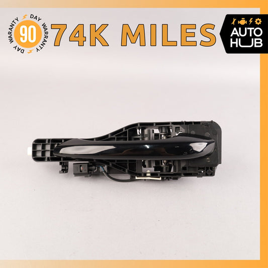 15-18 Porsche Macan 95B Rear Left Side Exterior Door Handle Black OEM 74k - photo 1
