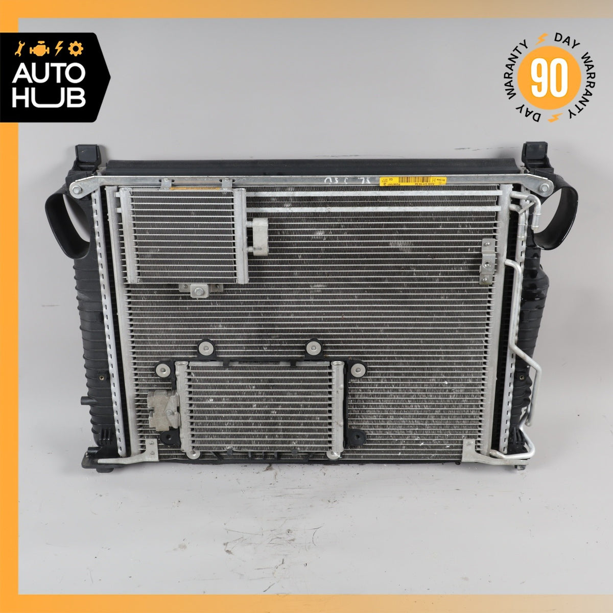 07-12 Mercedes R230 SL550 Engine Cooling Radiator A/C Condensor Oil Cooler OEM - photo 2