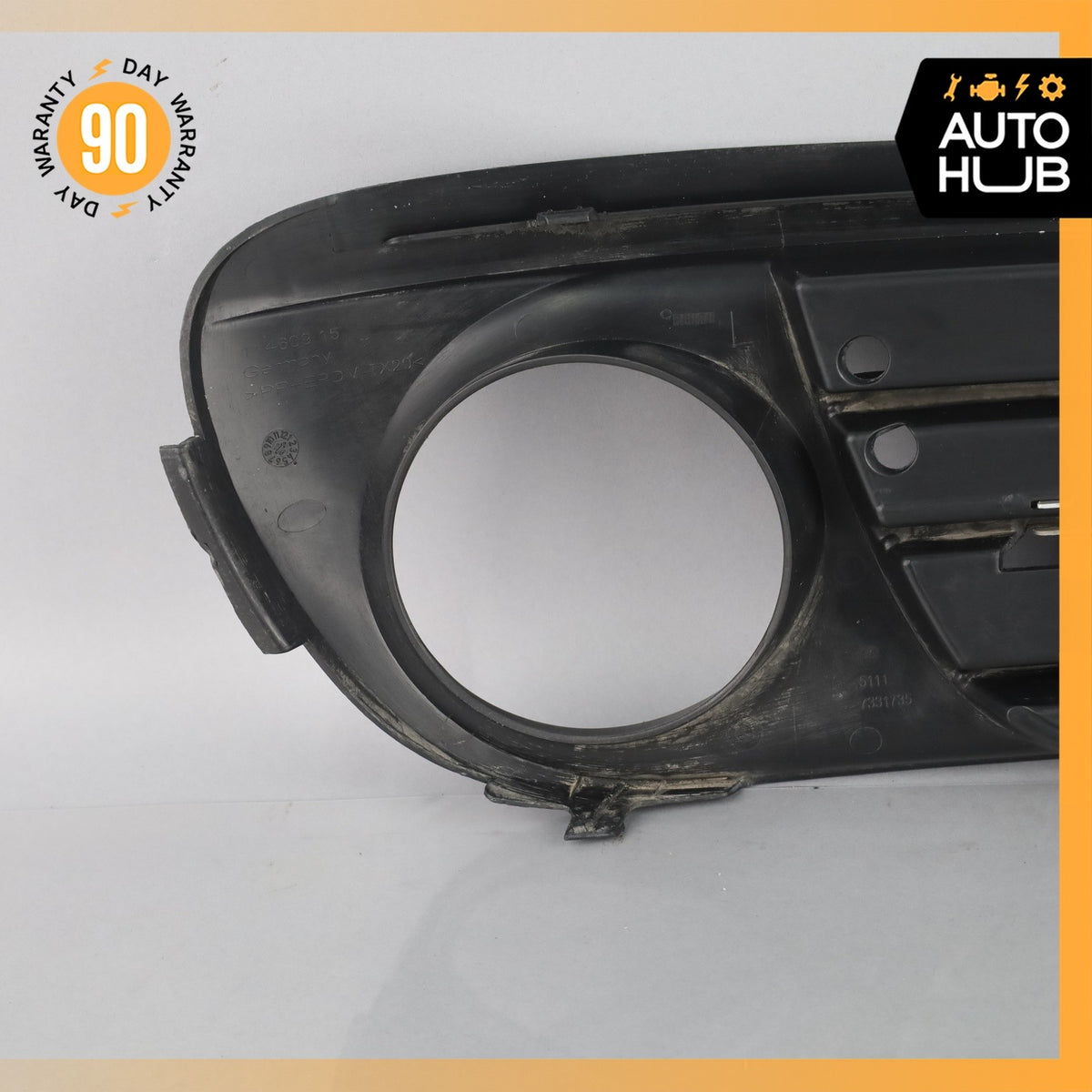 14-16 BMW F10 528i 535i Front Left Bumper Fog Light Grille 51117331735 OEM - photo 11