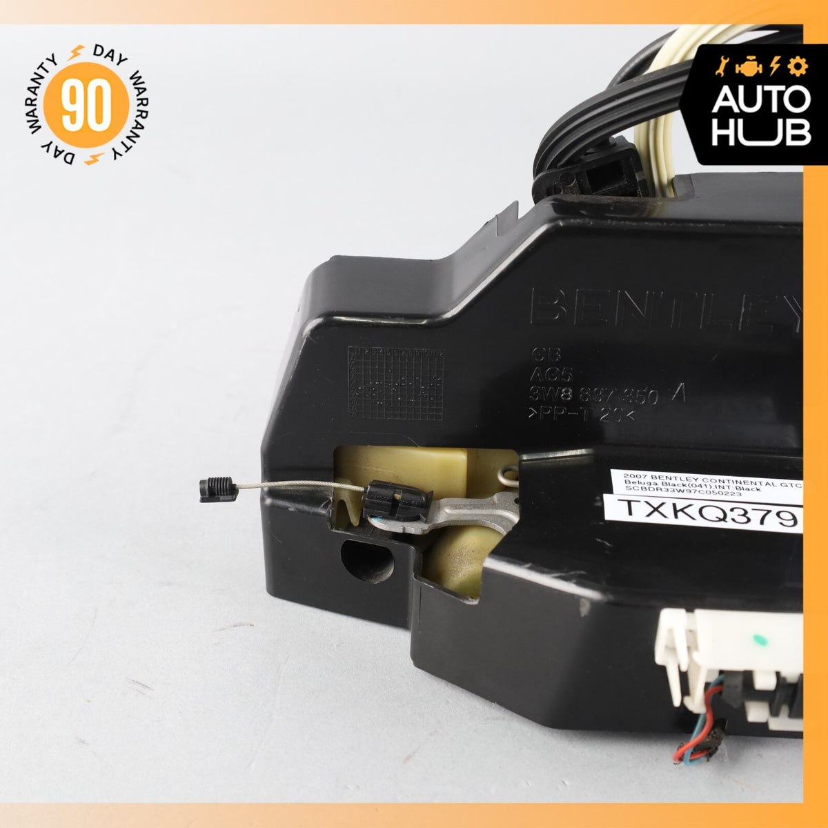 03-10 Bentley Continental GTC Front Right Door Lock Latch Keyless Go OEM - photo 3