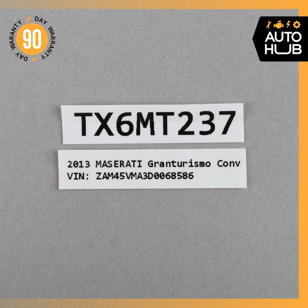 08-19 Maserati GranTurismo M145 Rear Bumper Parking Sensor OEM - photo 11