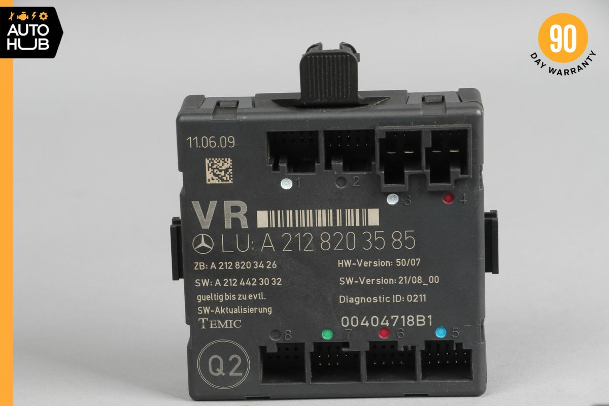 08-18 Mercedes X204 GLK350 C300 E350 Front Right Side Door Control Module OEM - photo 6