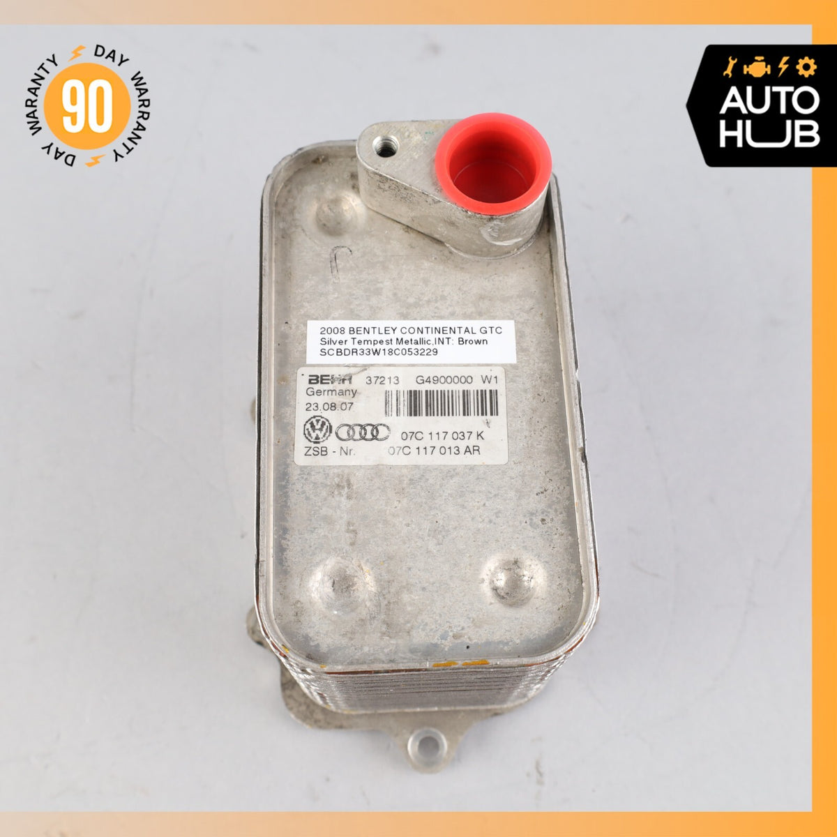 07-18 Bentley Continental GTC GT Flying Spur Oil Cooler Radiator OEM 46k - photo 7