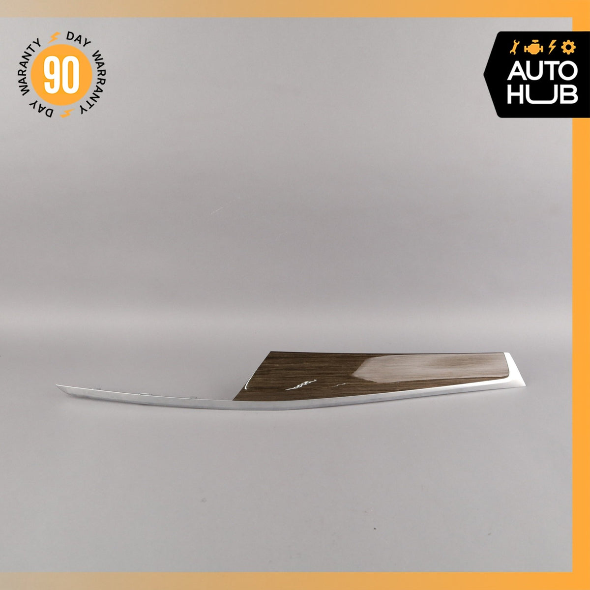 13-15 BMW E84 X1 Right Dashboard Cover Panel Trim Wood OEM 72k - photo 2