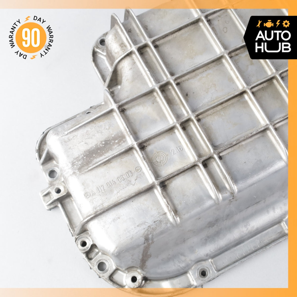 98-06 Mercedes W220 S55 AMG E430 S430 CLK430 Lower Oil Pan 1120140603 OEM - photo 2