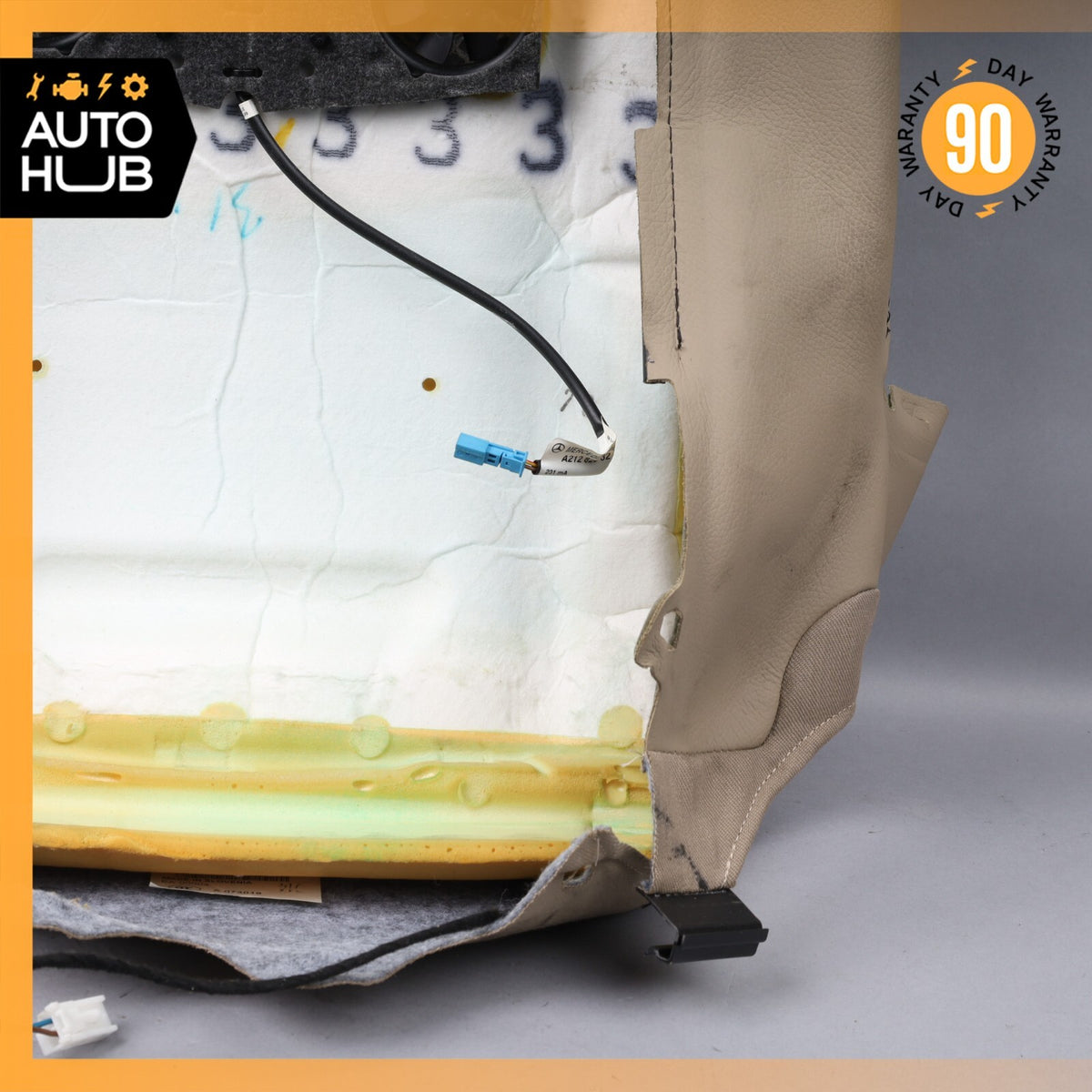 12-14 Mercedes W218 CLS550 Top Upper Seat Cushion Front Right Side Beige OEM - photo 11