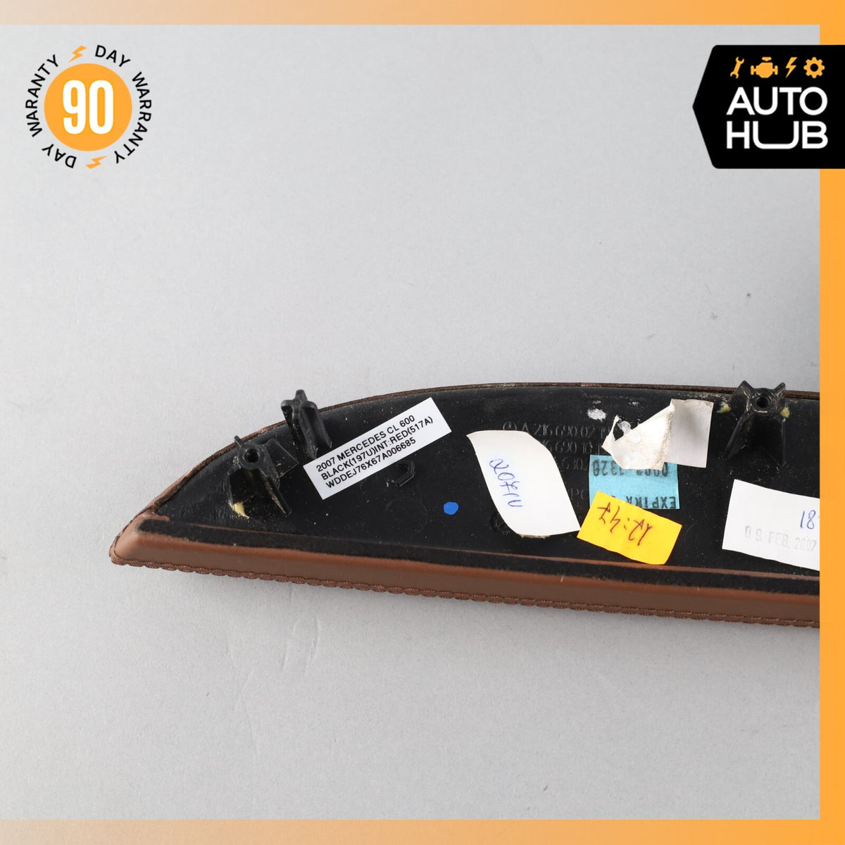 Mercedes W216 CL600 CL63 Rear Right Window Control Switch Bezel Trim Nappa OEM - photo 7