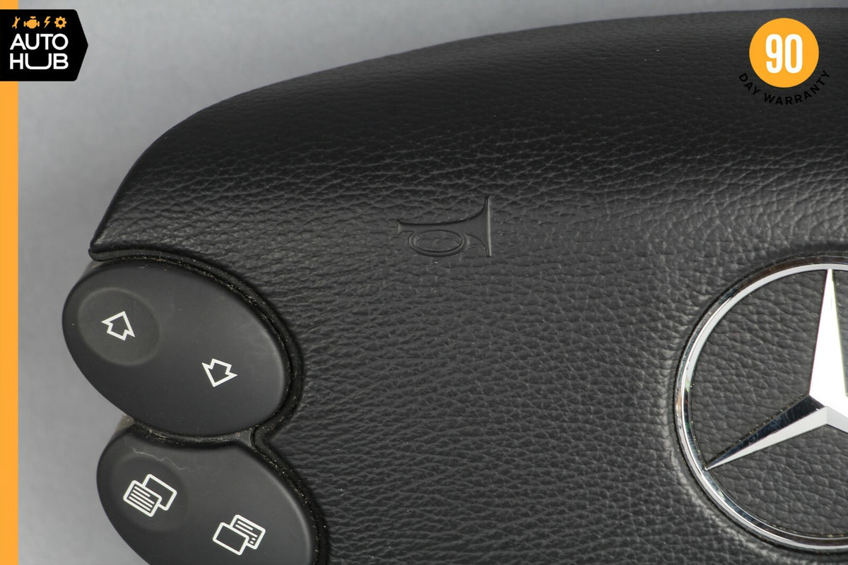 Mercedes W211 E350 CLS500 CLK350 Steering Wheel Airbag Air Bag Black OEM 57k - photo 2