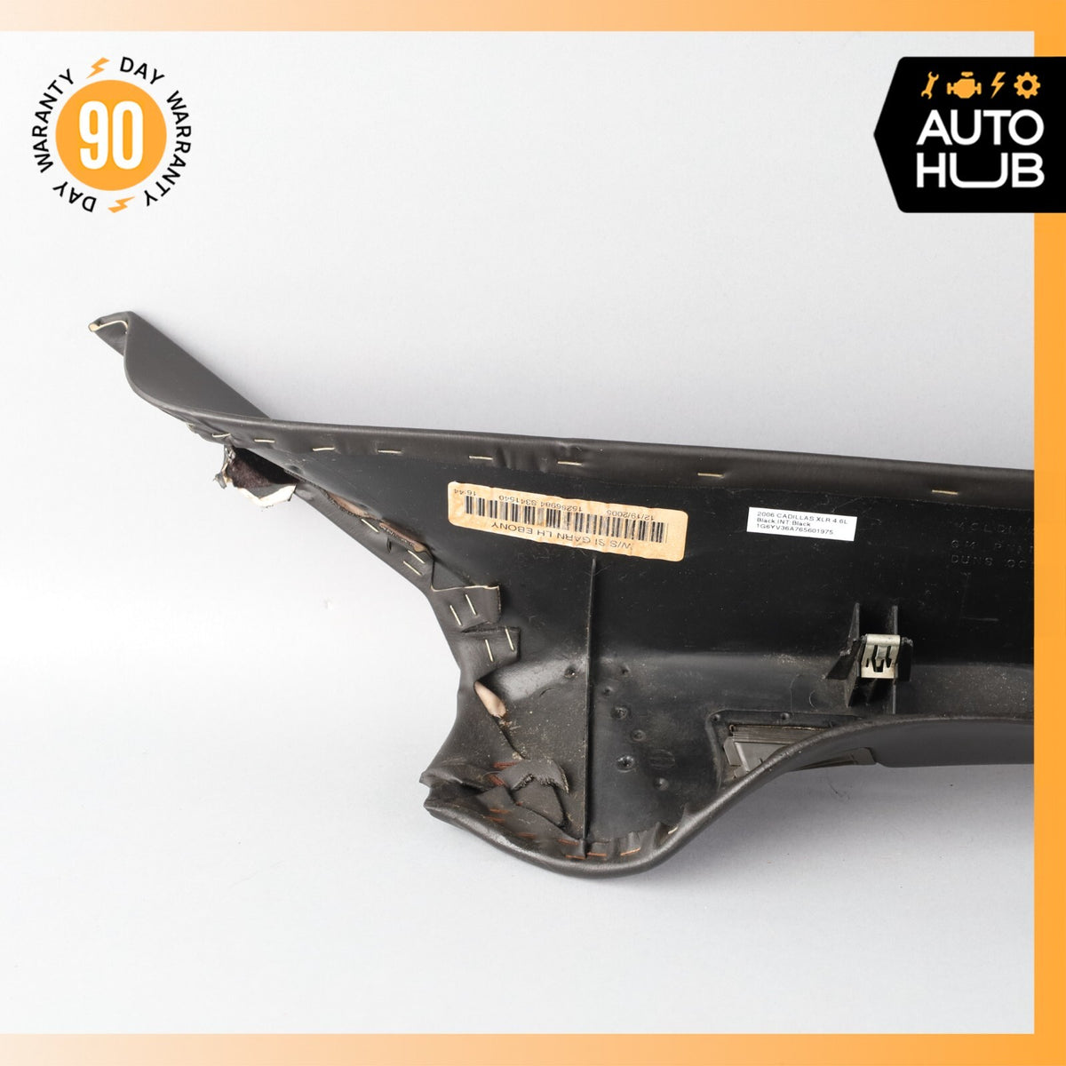 04-08 Cadillac XLR A Pillar Panel Trim Cover Left Driver Side Black OEM - photo 13