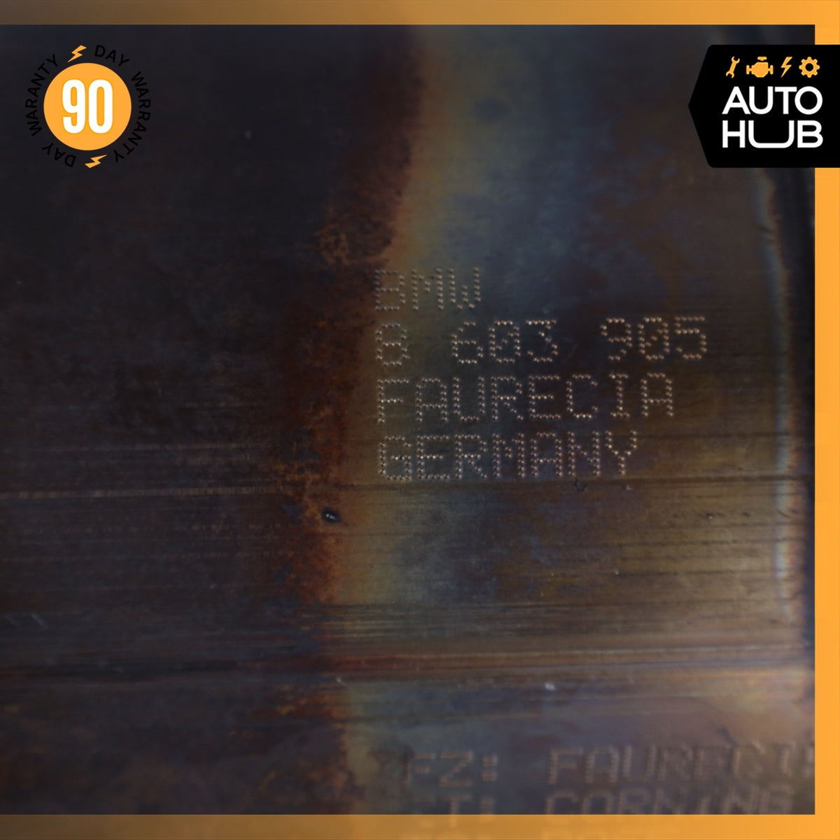 14-19 BMW F15 X5 X6 35i 535i 640i N55 3.0L Exhaust Downpipe 8603905 OEM 89k - photo 7