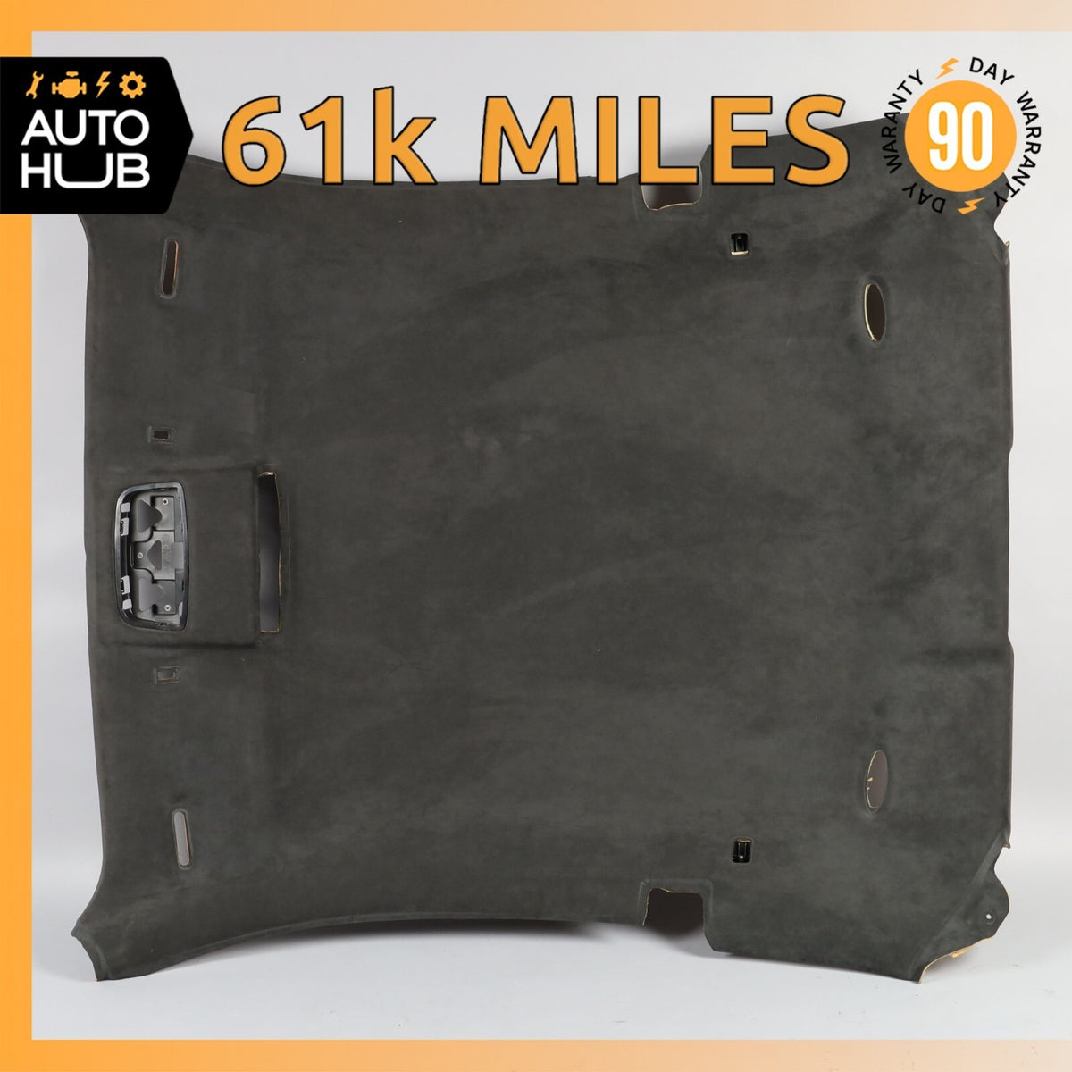 08-18 Maserati GranTurismo M145 Hardtop Headliner Cover Roof Trim Suede OEM 61k - photo 1