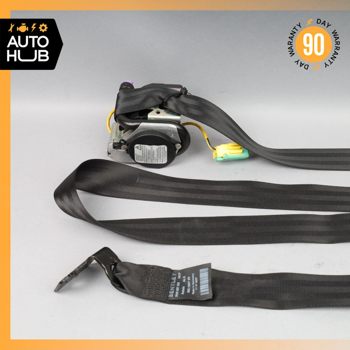 06-13 Bentley Continental Flying Spur Rear Left Driver Side Seat Belt OEM - photo 14