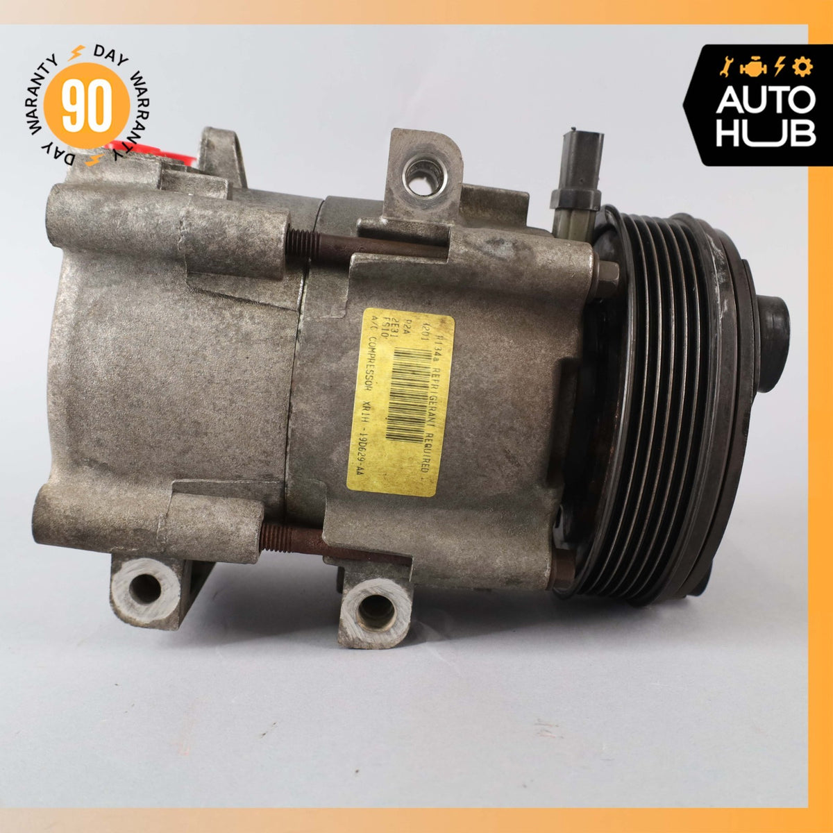 00-04 Aston Martin DB7 Vantage A/C Air Conditioning Compressor XR1H19D629AA OEM - photo 7