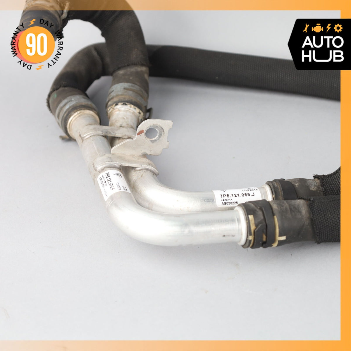 15-17 Porsche Cayenne 958 E-Hybrid Engine Coolant Hose Pipe Set OEM 62k - photo 8
