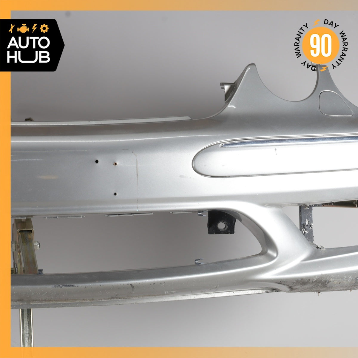 03-06 Mercedes W215 CL500 CL55 AMG Sport Front Bumper Cover Assembly Silver OEM - photo 5