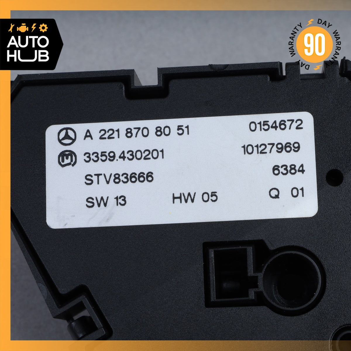 07-13 Mercedes W221 S600 S400 Rear Left Side Seat Control Memory Switch OEM - photo 10