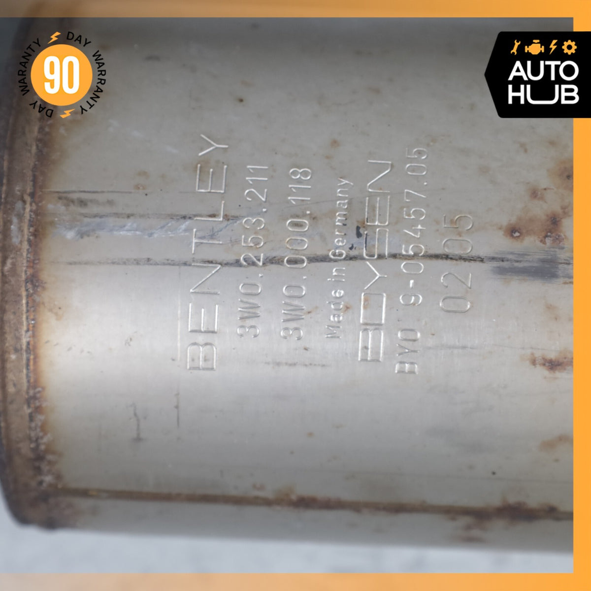 Bentley Continental GT 6.0L Middle Exhaust Downpipe Left & Right Side OEM 73k - photo 7