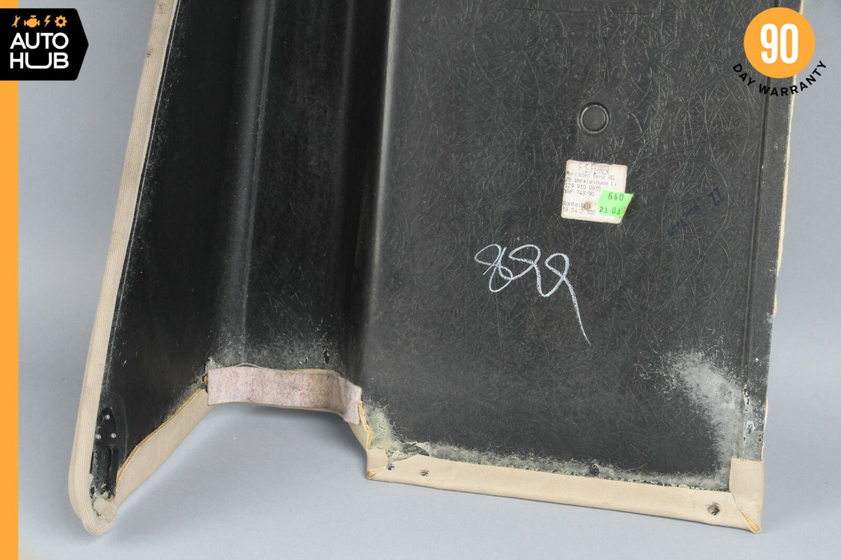 90-02 Mercedes R129 SL600 500SL Seat Backrest Cover Panel Trim Left Driver OEM - photo 11